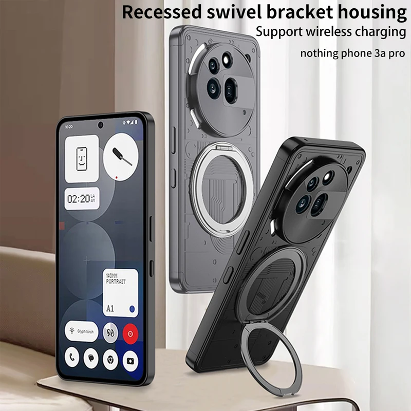 Enhanced Product Title:  
GKK Magnetic Shockproof Ring Holder Case with 360° Rotation and Wireless Charging Compatibility