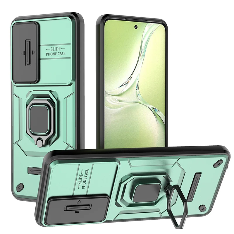 Armor Shockproof Case with Ring Magnetic Stand and Holder