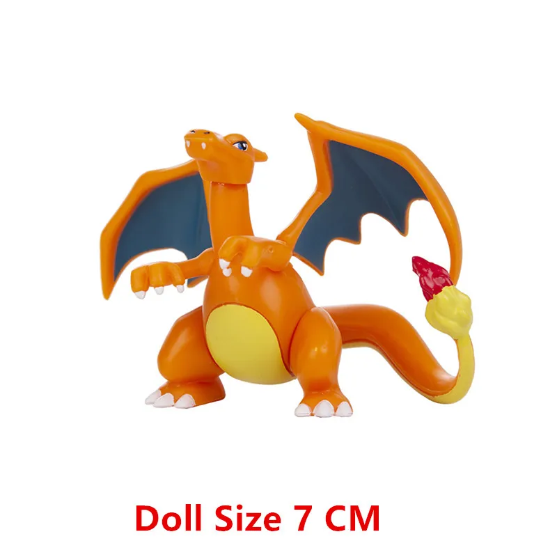 Pokemon Anime Figures Pikachu Mewtwo Flying Dragon Meowth Collection Figure Action Toys Model Kids Birthday Gifts Bulk Buy Lot pokemon figure toy anime figure toys