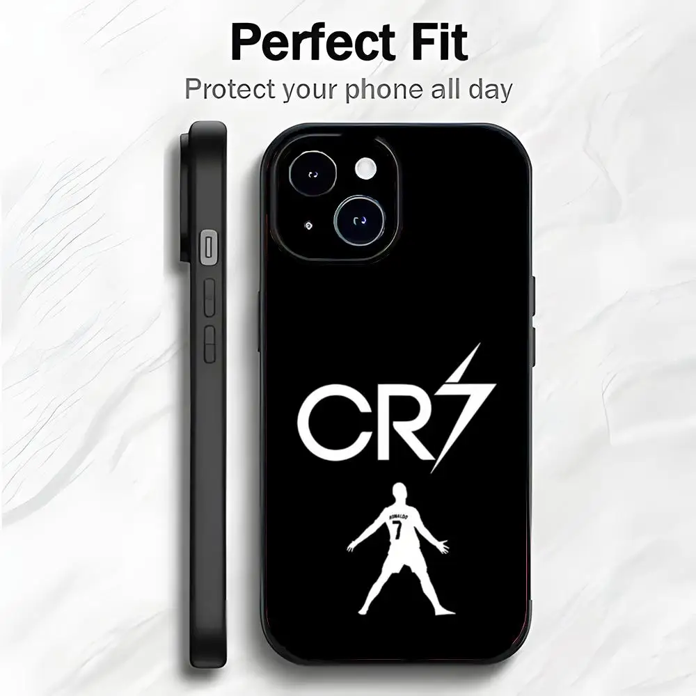 Football Star CR7 Cristiano Ronaldo Soft Phone Case - Lightweight and Durable