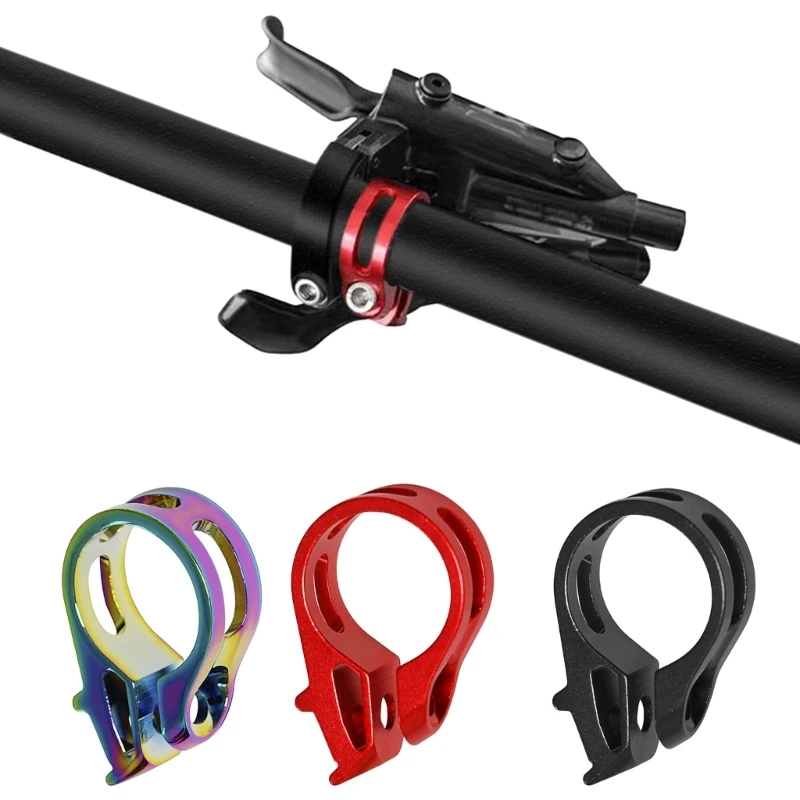 Aluminum-Alloy Bike Clamp Bike Shifter Clamp Bicycles Trigger Clamp 22.2mm Shifter Clamp with Bolts for Mountain Bikes