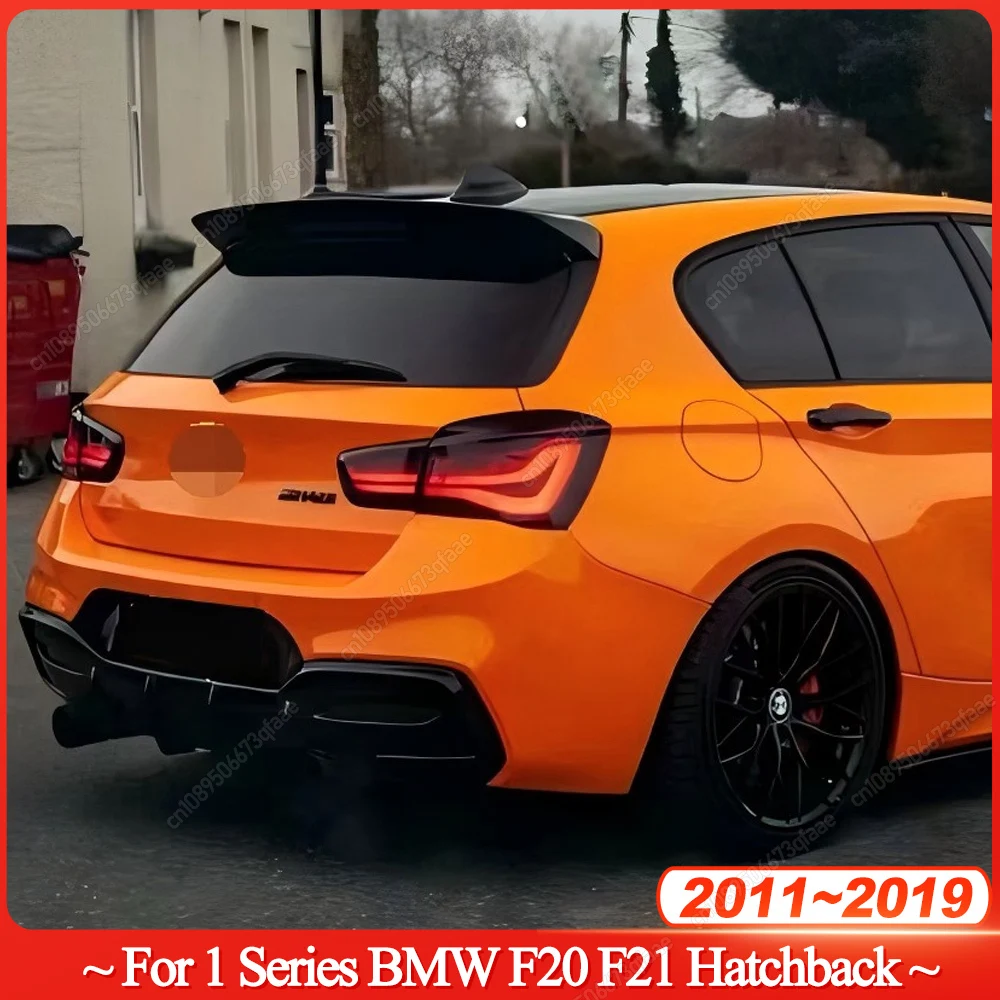 Alerón de techo trasero negro brillante para BMW 1 Series F20 F21 118i 120i M135i M140i 2011-2019 Hatchback MP Style Bodykits Tuning