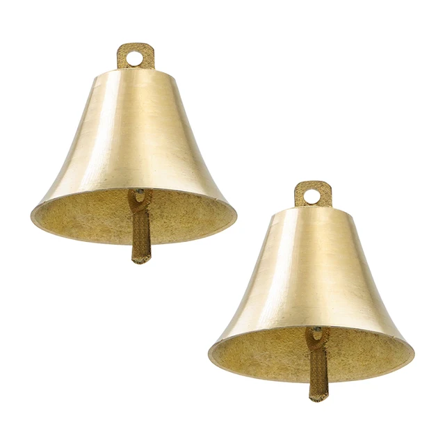 10 Campanelle Per Animali In Rame - Campane Per Pecore, Mucche E Cavalli, Suono Forte E Durevole - Foto 3