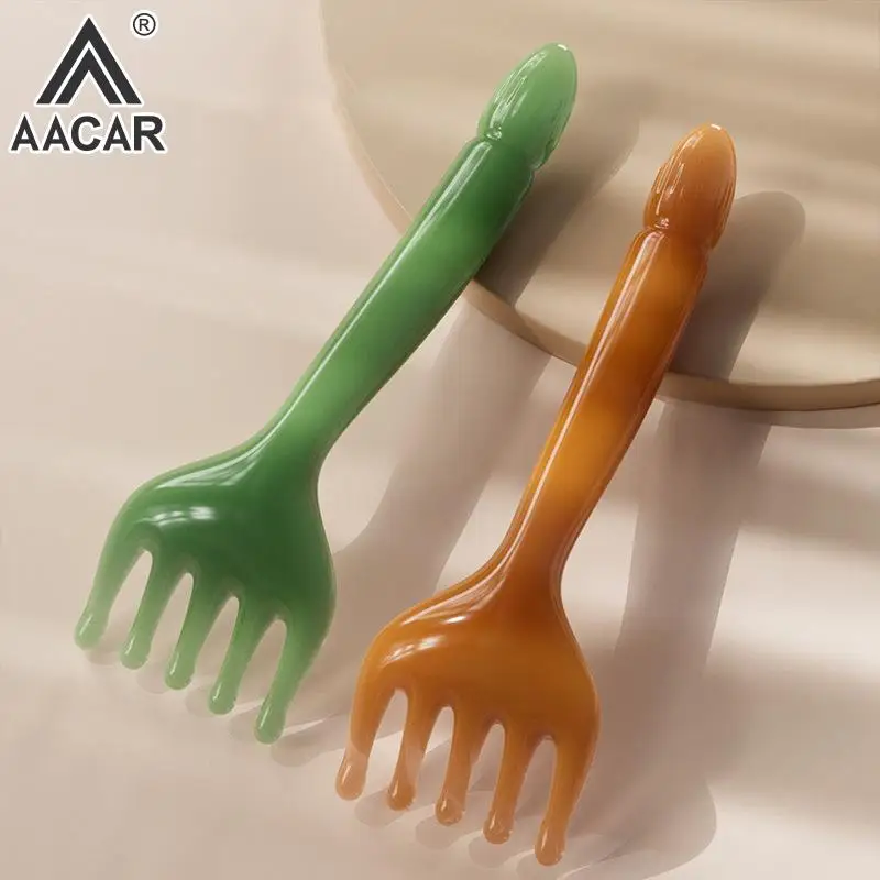 

1pc Head Massager Scalp Gua Sha For Body Neck Leg Massage Five-claw Head Scraping Stick Massage Scraping Claw Massage Visage