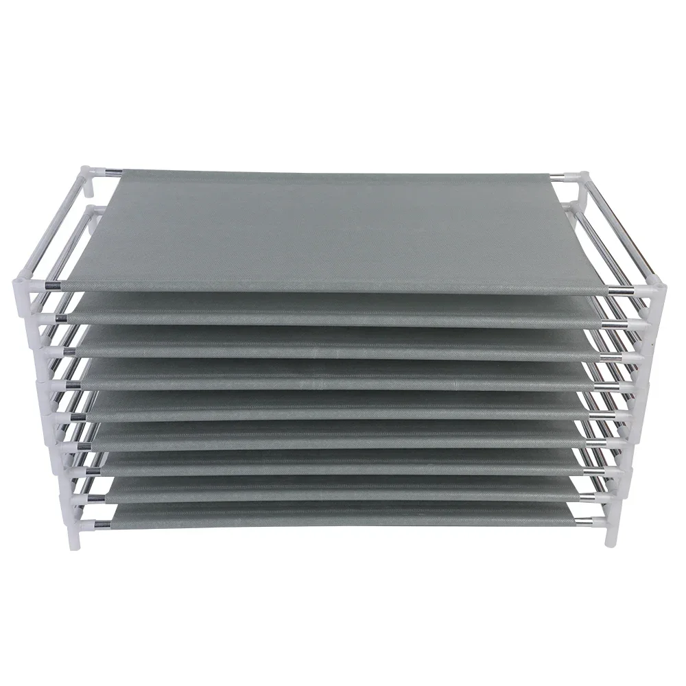 Multilayer Nonwoven Fabric Detachable Shoe Rack Dustproof Shoe Cabinet Home Standing Holder Shoes Organizer Space-Saving Stand 3