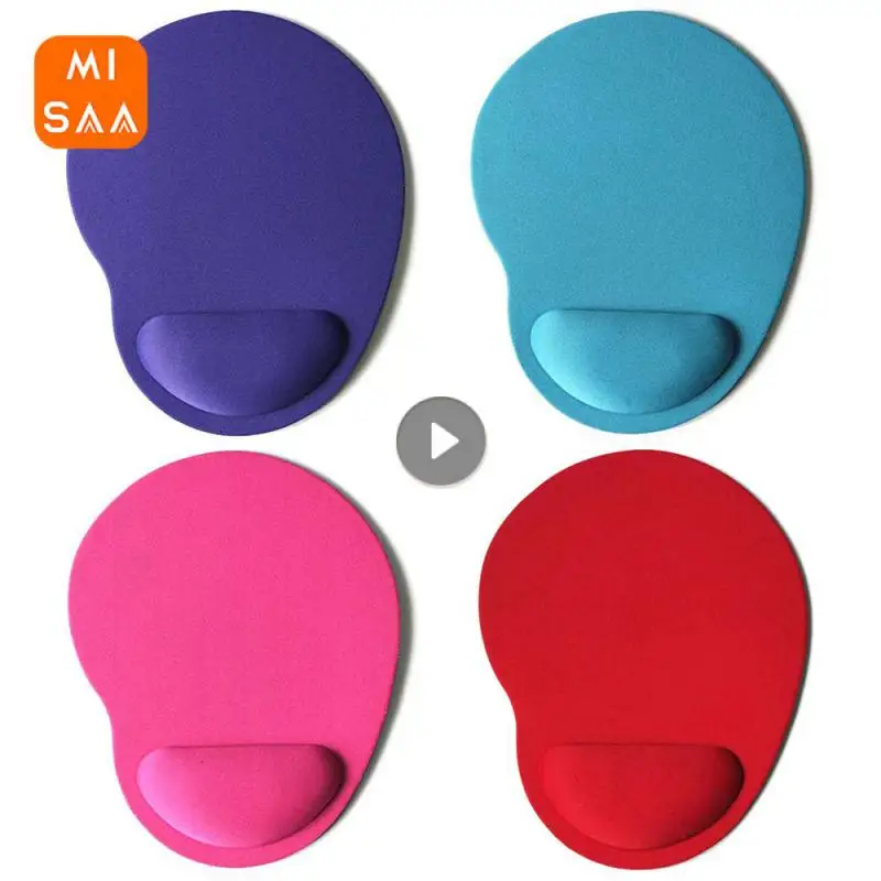 Mouse Pad Wrist Gaming Mousepad Solid Color Mice Mat Comfortable Mouse