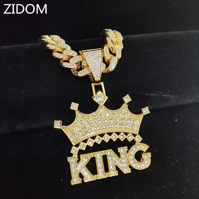 NHQZ 1 Pezzi Collana Hip Hop Cattivo Cattivo, Acciaio