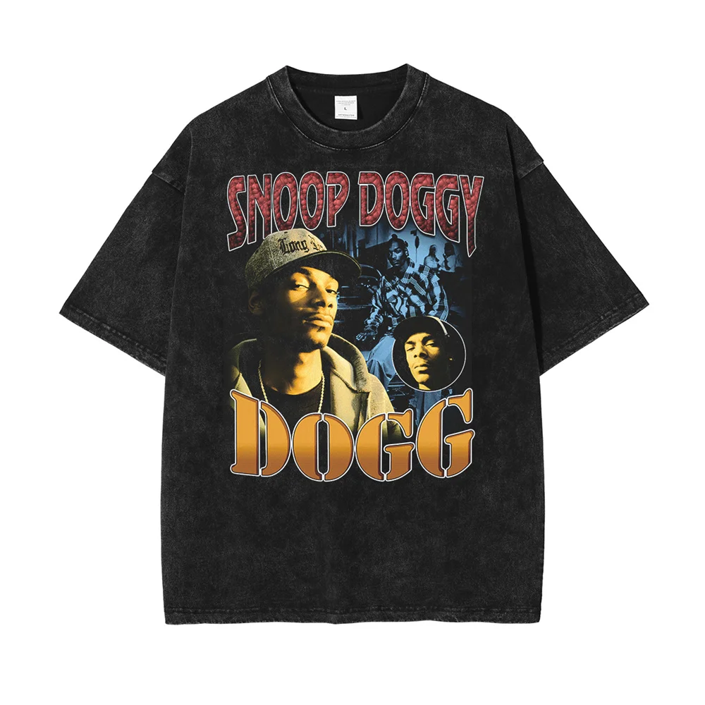 

Washed Vintage T Shirt Hip Hop Streetwear Rapper Graphic T-Shirt Summer Harajuku Men Cotton Short Sleeve Oversize Loose TShirt