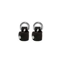 Adjustable Bag Strap for Tote and Shoulder Bags - Small Size, No - Punch Modification (Black Silver Buckle)