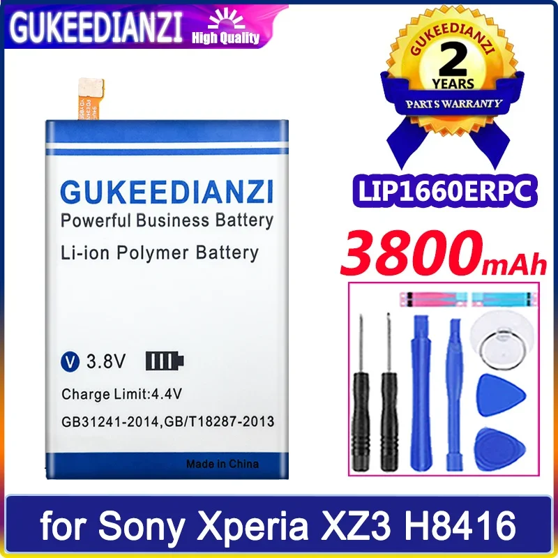 Gukeedianzi Batteria Lip1660Erpc 3800Mah Per Sony Xperia Xz3 H8416 H9436 H9493 Cellulare Bateria