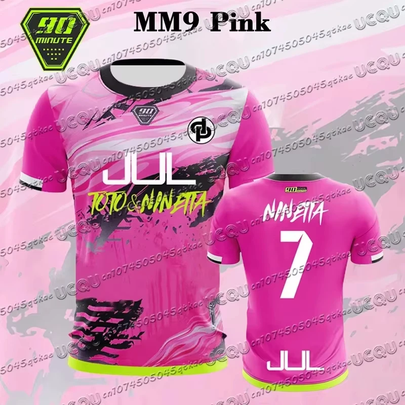 2026 JUL Maillot TOTO Et Ninetta JerseyWomen 트렌디 랩 문화 프린트 티셔츠 키즈 반팔 티셔츠 남성용 하키 저지