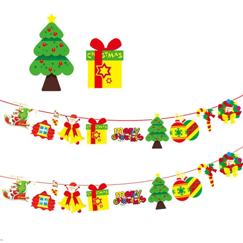 thumbnail image 1 of Banner navideño 2023, decoraciones navideñas para el hogar, guirnalda de Papá Noel, regalo de Navidad, decoración de Navidad, Año Nuevo 2024, 1 of 5