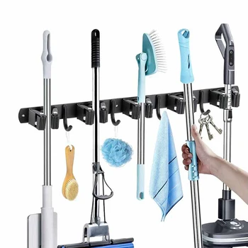 Wall Mounted Mop Broom Holder 2