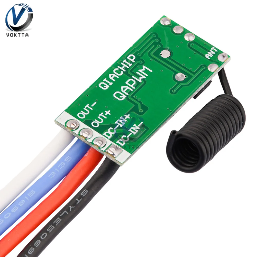 DC Motor Speed Controller Driver Board Wireless Remote Governor PWM Speed Control Dimming Module