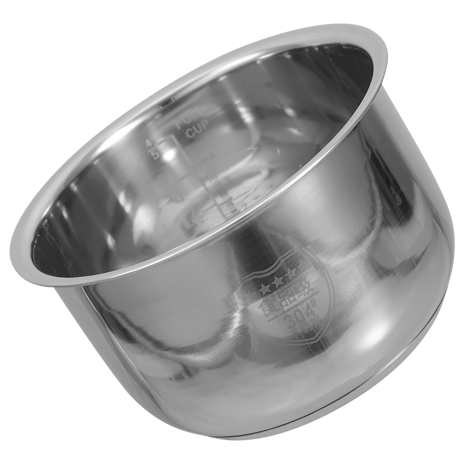 1Pc Rice Cooker Inner Pot Stainless Steel 304 Non Stick Replacement Pot Liner Container Kitchen Cookware Parts Inner