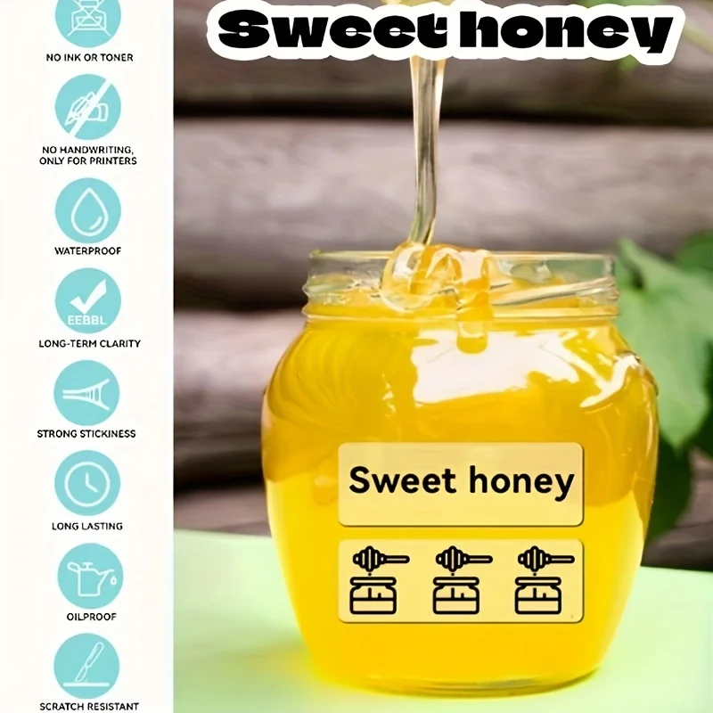 800 Sheets (5 Rolls) Transparent Label Tape, 14mm x 40mm/12mm x 40mm, Compatible with D30/D35/P11/P15, Waterproof Paper Labels