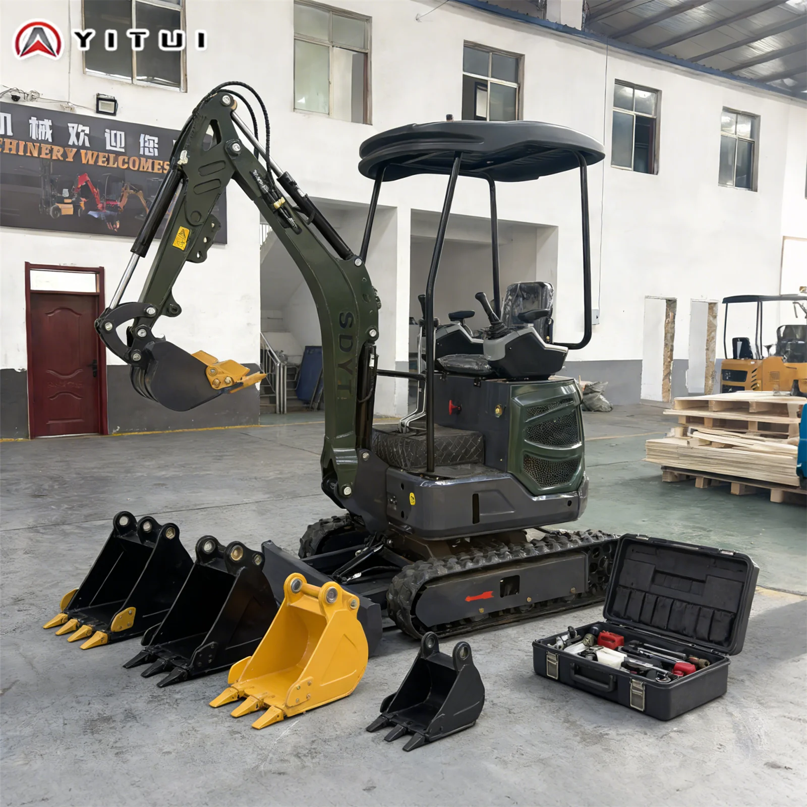 YITUI Mini Excavator Full Range Models, Customized Diesel Engine for Multiple Scenarios
