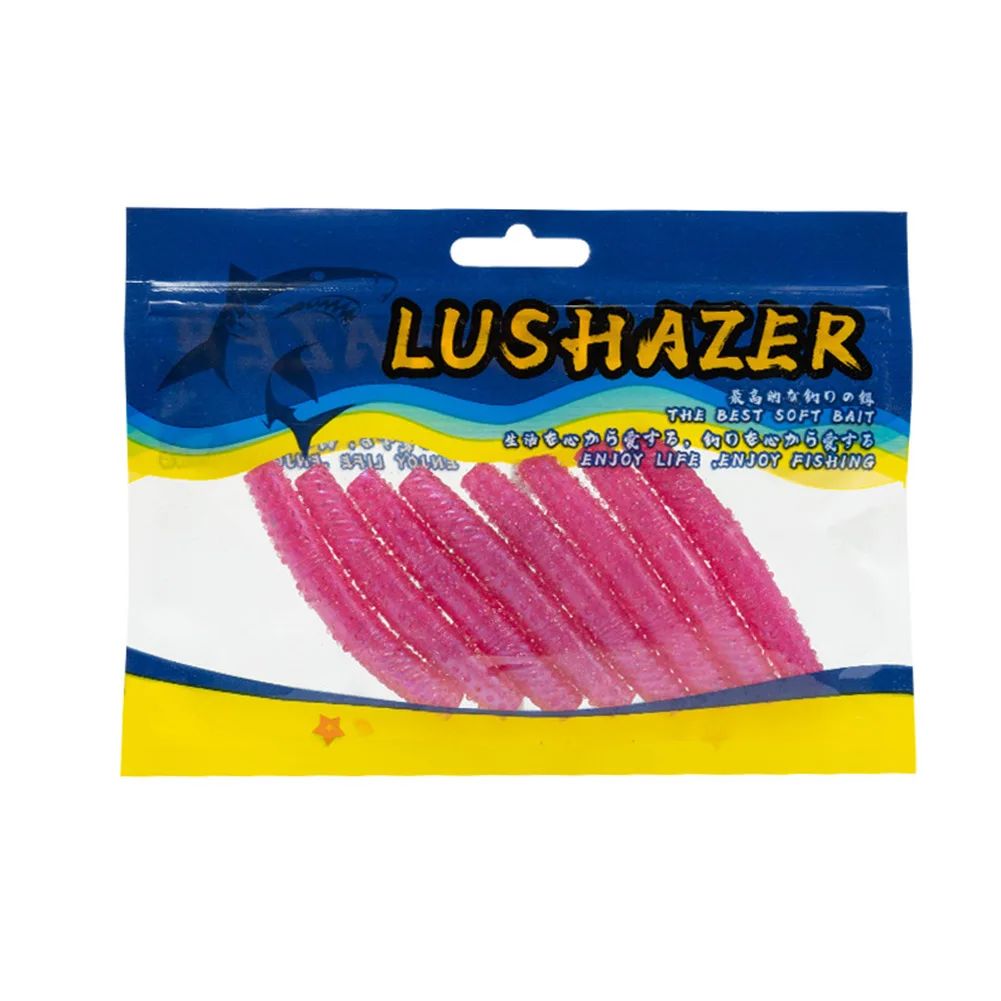 

High Quality Fishing Lure Bait Fake Bait 6.5cm Floating 8 Stick Insects Fishing Supplies Soft Bait Soft Plastics
