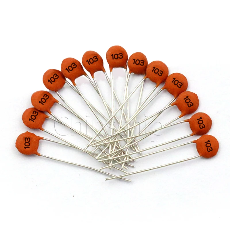 Ceramic Capacitor 103 0.01UF 10NF 50V Magnetic Plate Porcelain Dielectric Capacity 100pcs