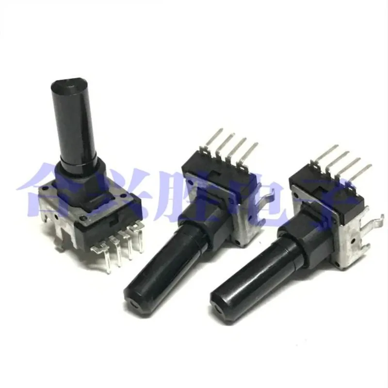 1 Pezzo Rk11 Tipo Potenziometro Rotativo 10Kzy 2300 Potenziometro Mixer 4Pin Muslimate Lunghezza Albero 23Mm