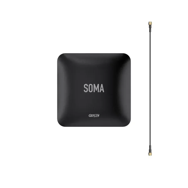 GEPRC SOMA 5.8G Directional Patch Antenna (RHCP) – 17dBi High Gain, 4.9-6GHz Band | SMA Connector for Long-Range FPV Drones 6