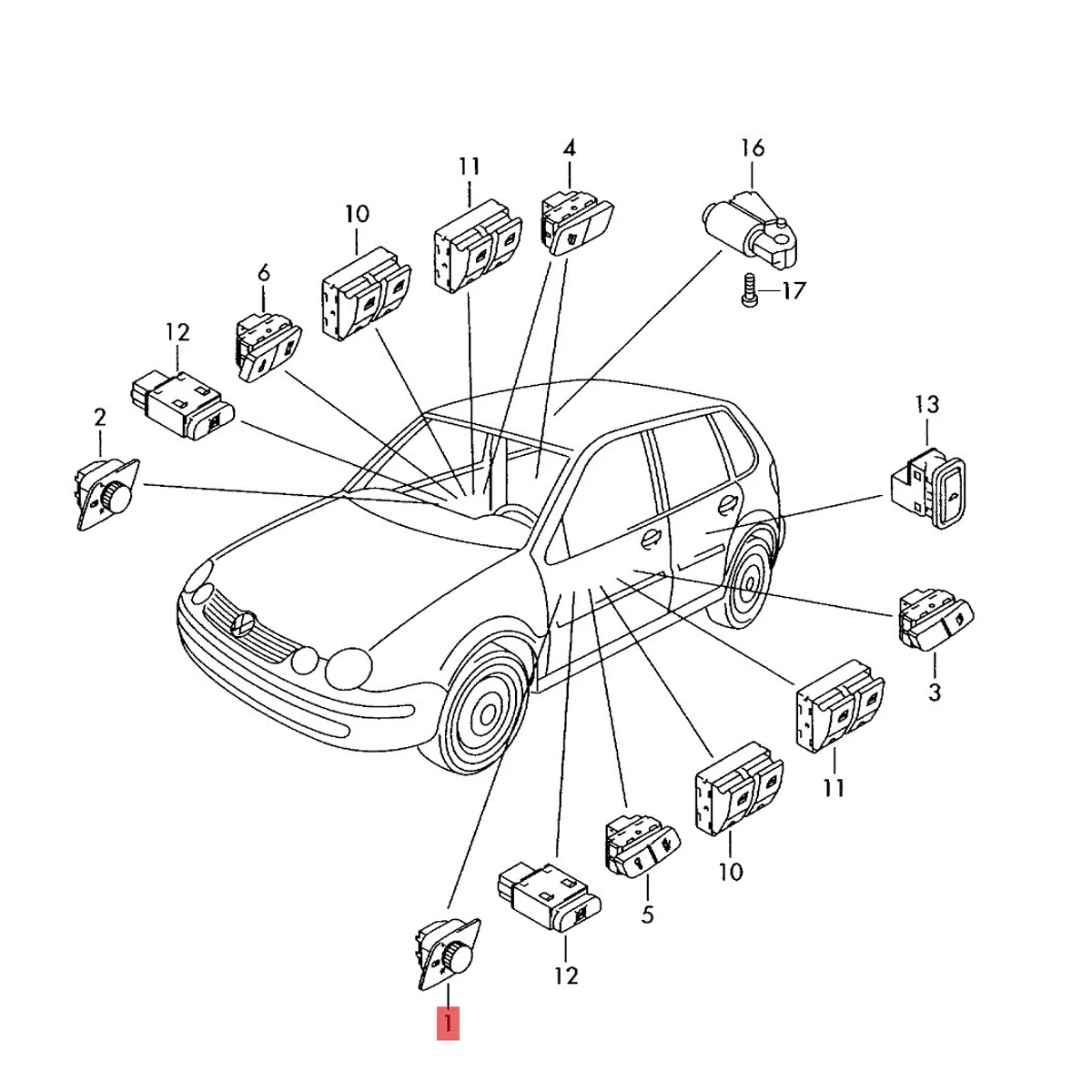 Vw Polo Relay Location
