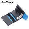2024 New RFID Short Men Wallets Free Name Engraved Mini Slim Card Holder Brand Male Purses High Quality Men's Popup Wallet 5