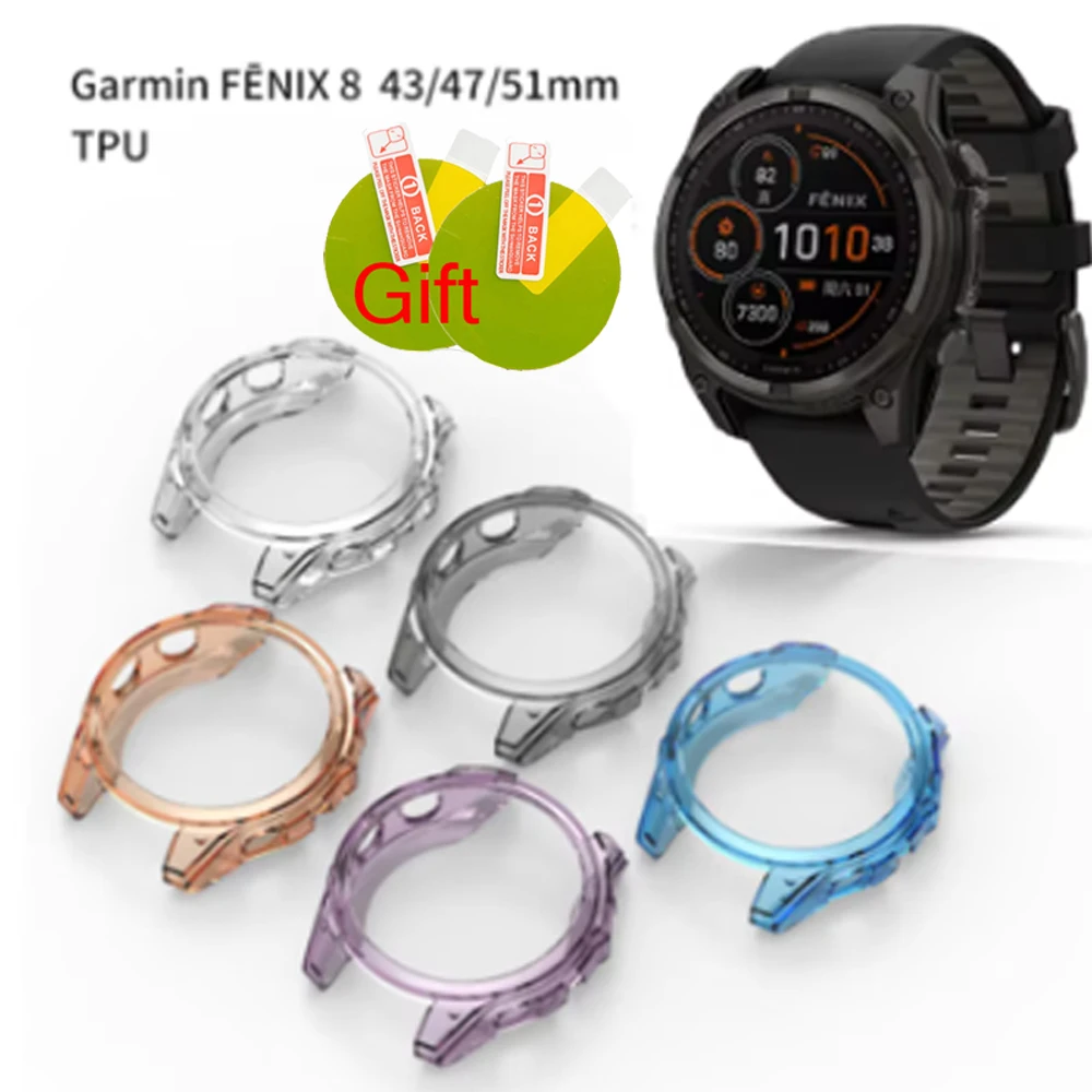 OSXINYIV Coque Pour Garmin Fenix 7 Case, Étui De Protection En Silicone Accessoire TPU De Remplacement Pour Étui De Protection Antichoc Et Incassable Pour Garmin Fenix 7