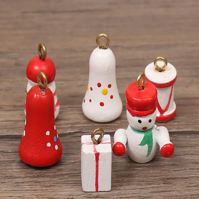 christmas tree ornaments collapsible christmas tree mini christmas tree Christmas Tree Children's Handmade DIY Stereo Wooden Scene Layout