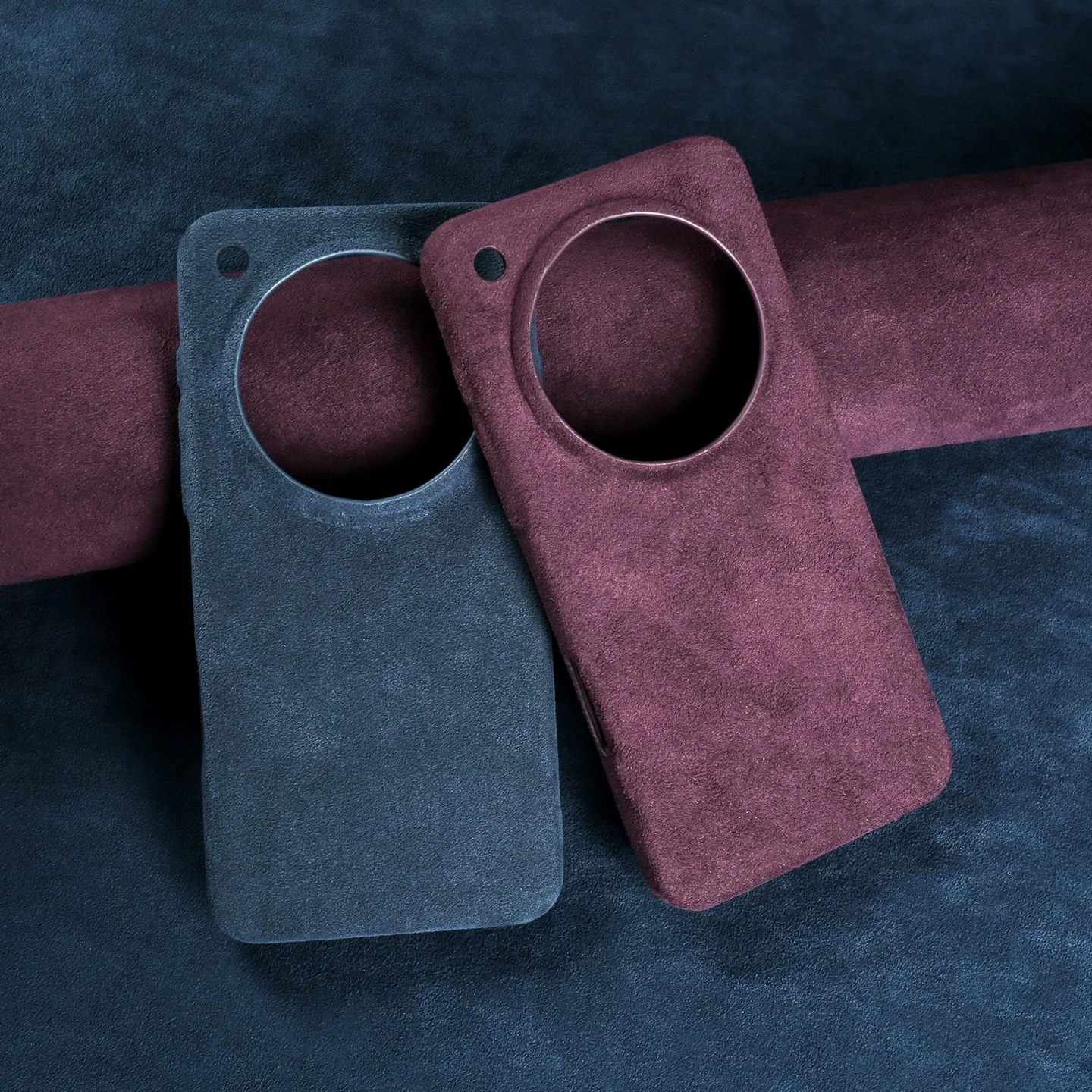 Premium Full Coverage Magnetic Case with Alcantara and Magsafe Compatibility - Supercar Suede Finish