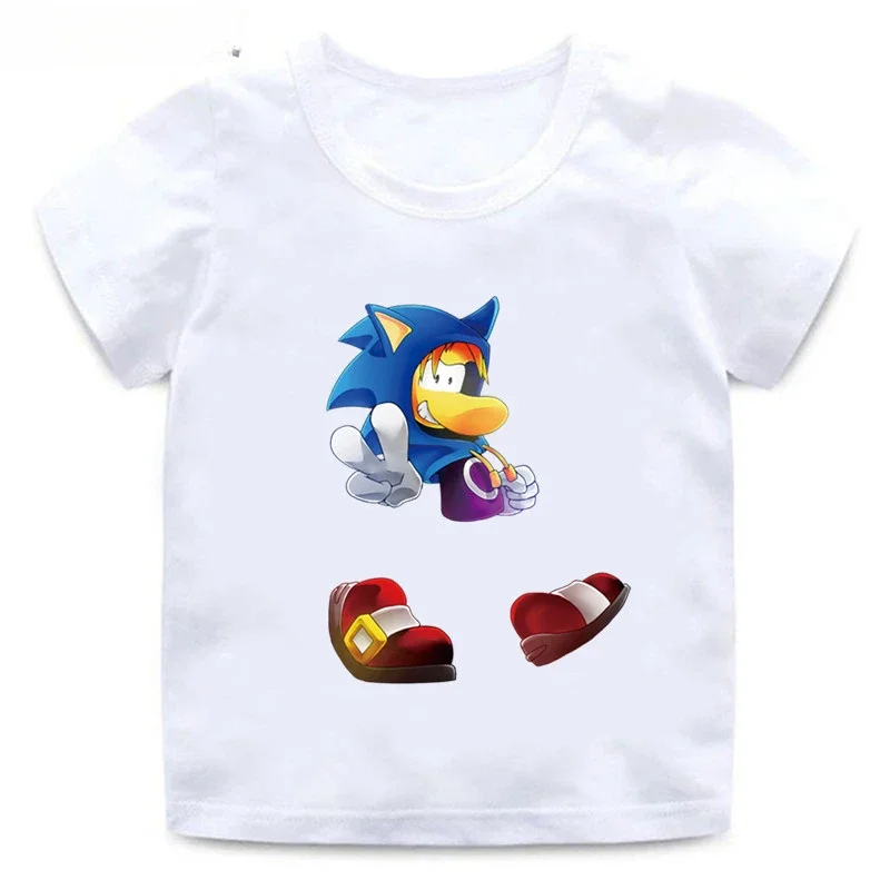 thumbnail image 1 of Rayman Legends Adventures Game Graphic - Camisetas de algodón para niños, ropa divertida para niñas, camisetas para bebés, camisetas de verano para niños, ooo5204, 1 of 5