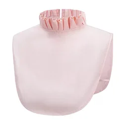 Elegant Vintage Lace Detachable Collar (Cotton Pink)