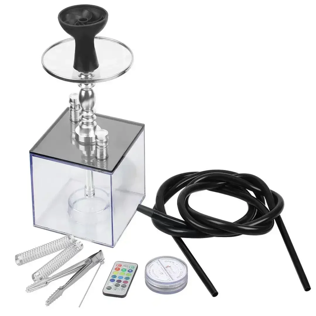 Hookah - Shisha set square box acrylic book hookah hookah main image 1