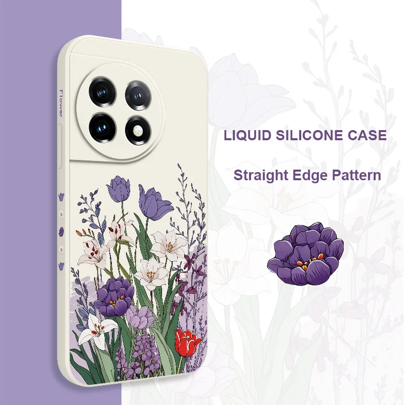 Good Luck Lotus Liquid Silicone Phone Case