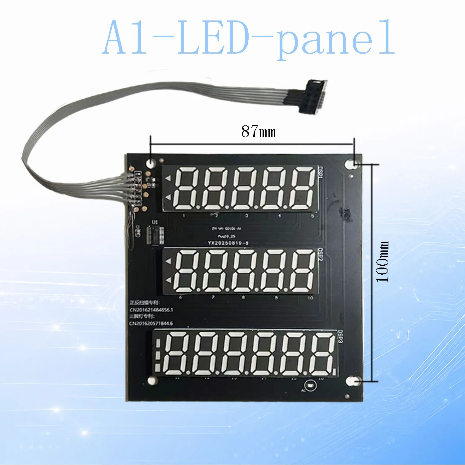 Accessori per Bilancia Elettronica, Schermo Display, Circuito Stampato, Display LED LCD con Lettere Rosse e Testo Nero, Prodotto in Cina - immagine 6