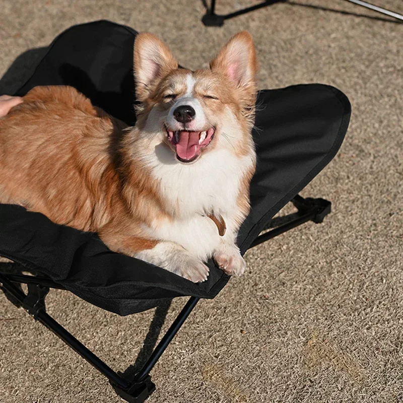 Camping Pet Bed Foldable Outdoor Folding Kennel Detachable Cat Dog Pads Portable