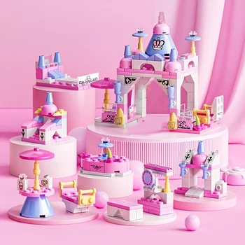 6-in-1 Girls Castle Blocks 1