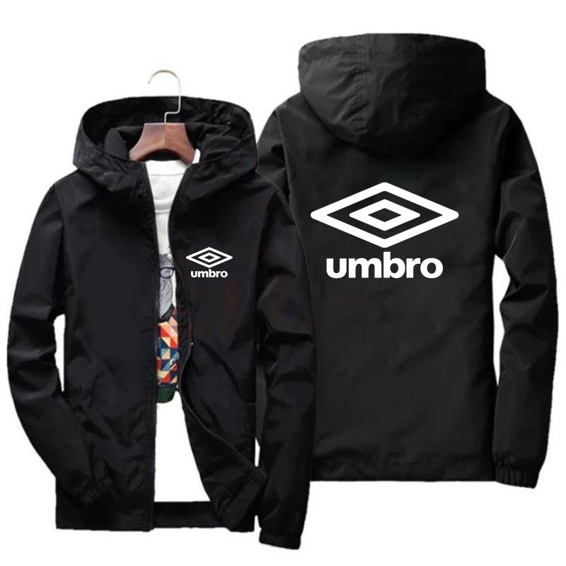 

UMBRO Outdoor Hiking Jackets Waterproof Hooded Windbreaker Coat Men Autumn Casual Fishing Tactics Military Jackets 7XL