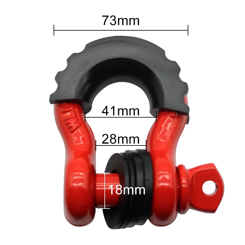 Bow Shackle 5/8" D-Ring 42990lbs Break Strength