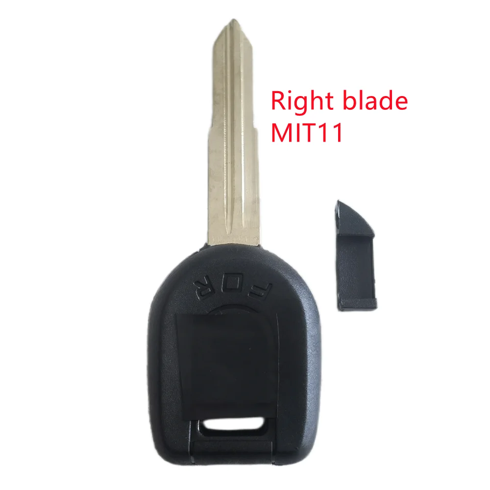 Key Shell For Mitsubishi Colt Outlander Mirage Pajero Without Chip Car Transponder Remote Key Case Shell fob MIT8 MIT11 Blade
