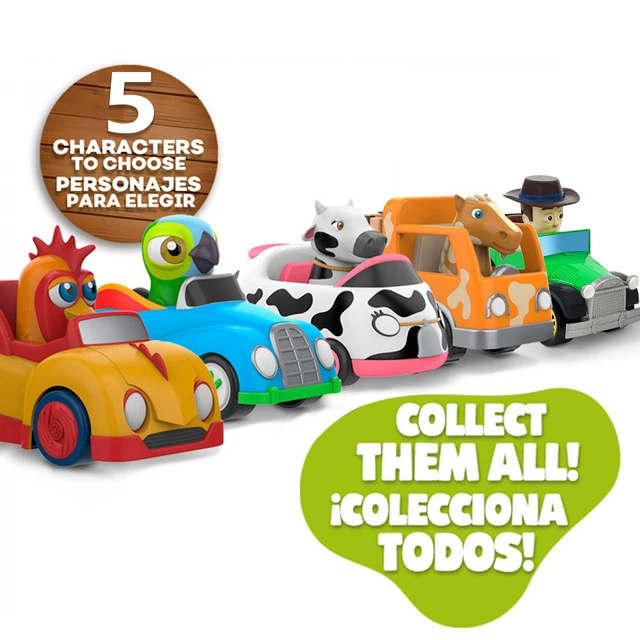 La Granja De Zenon Kids Toy Car Bartolito Bird Friction Powered Car Inertia  Car Set Boys