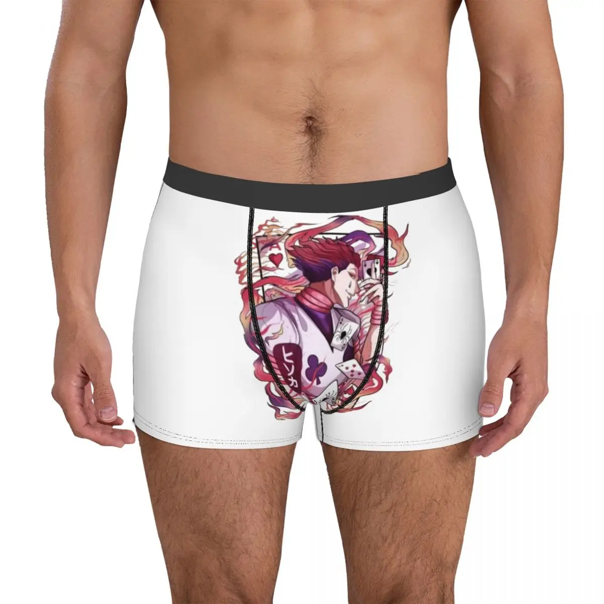 

Exotic Smalls Hunter X Hunter Hisoka ALphabet 1 Autumn Wearable Men's Boxer Briefs Graphic Cool Graphic