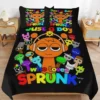Sprunki Bedding Set 3D Printed Anime Game Skin-Friendly Suitable for Bedroom Duvet Cover Set With Pillowcases Kids Home Textile 1