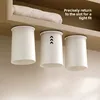Wall Mounted Magnetic Toothbrush Holder Tooth Cup Set Drip Dry Bathroom Organizer Space Saving Hanging Rack For Brushes Oral Car 3