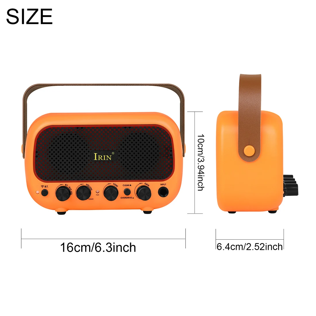 IRIN Amplifier MY-01 Bluetooth Audio AMP Portable Speaker Electric Guitar Mini Amplifier 5W Output Guitar Parts