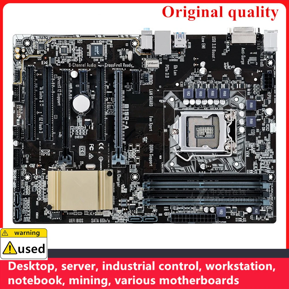 

Используется для материнских плат, LGA 1151 DDR4 64 Гб ATX для Intel B150 десктопной материнской платы SATA III USB3.0