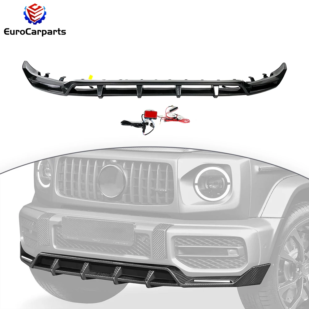 

G Class W464 W463A Front Lip Dry Carbon Fiber TC Style Exterior Accessories 2019 Year Up Front Spoiler Front Diffuser