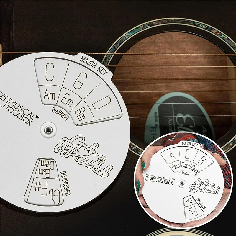 Music Chord Tool Circle Of Fifths Wheel Wood Chord Tools Circle Wheel Expand Your Playing Ability Song Writing And Music Exploration Must Have