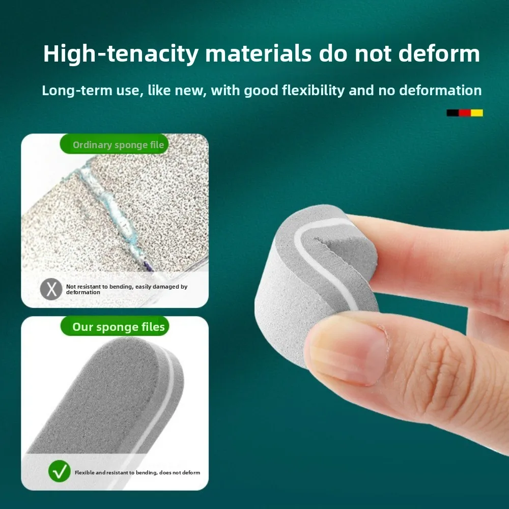 50pcs New Mini Nail Files Sponge DIY Buffing Block Double Sided Manicure Tools Makeup Supplies