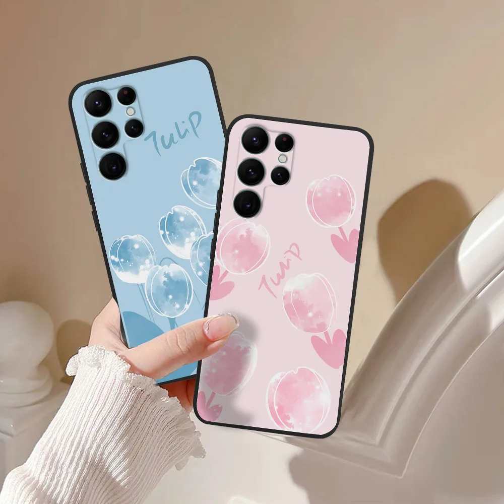 For Samsung S22 Ultra Case Cover S22 Plus Soft Tpu Phone Cases For Samsung Galaxy S22 Ultra 5G Cover S 22 + 6.8" Silicone Fundas